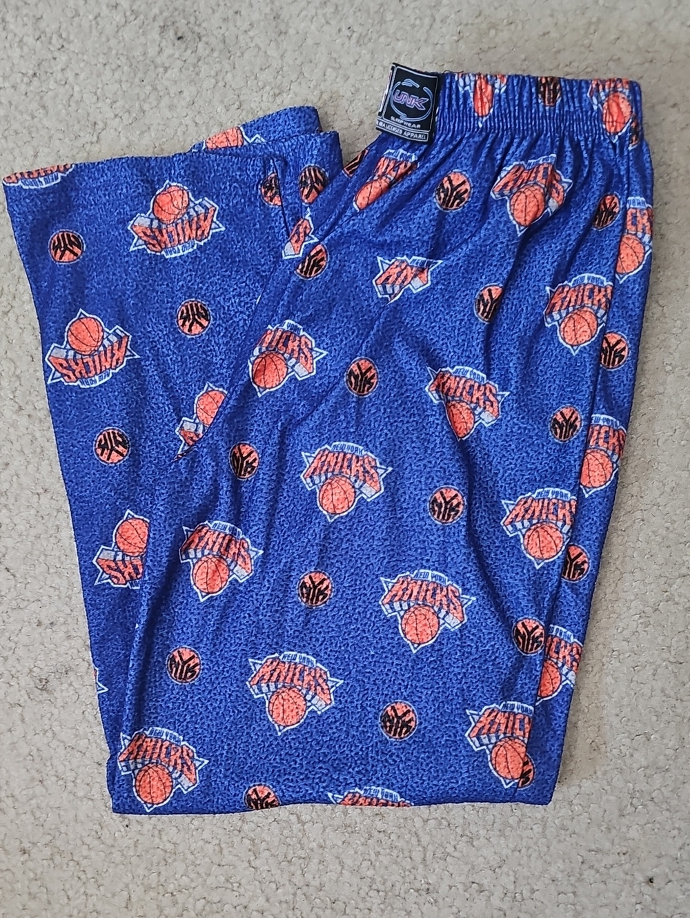 NBA Lounge Pants in Blue with Orange Accent